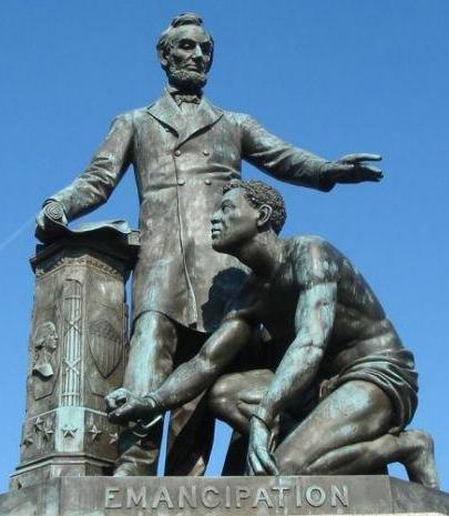 'Emancipation Memorial' (1876) by Thomas Ball.