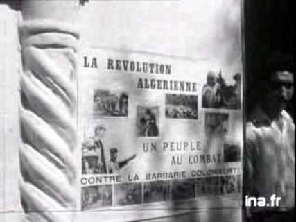 1962 propaganda poster in Algiers.