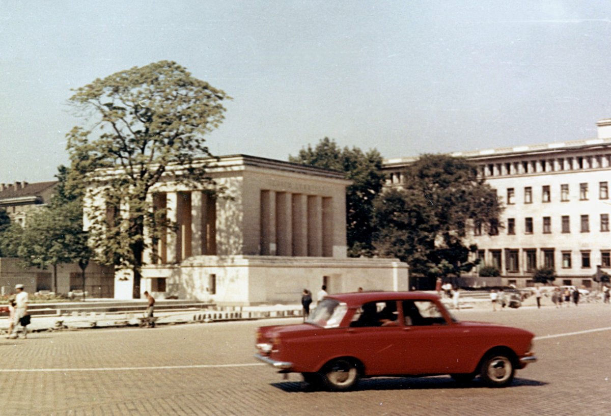 The mausoleum of the Bulgarian Stalinist Georgi Dimitrov.