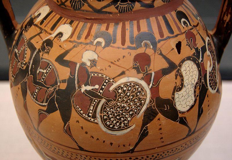 Greek amphora, or jug, from c. 540 BCE.