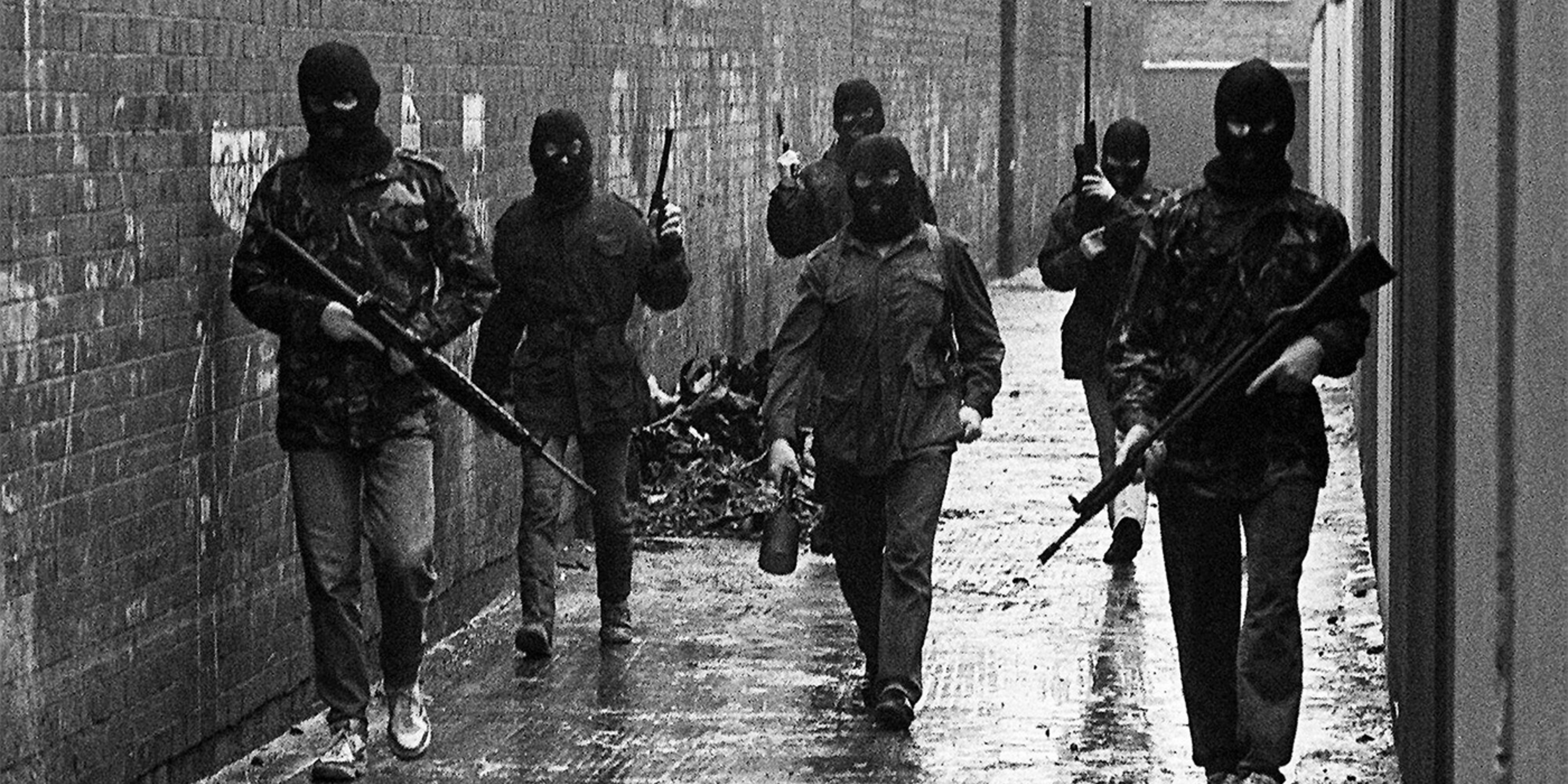 IRA gunmen in Northern Ireland