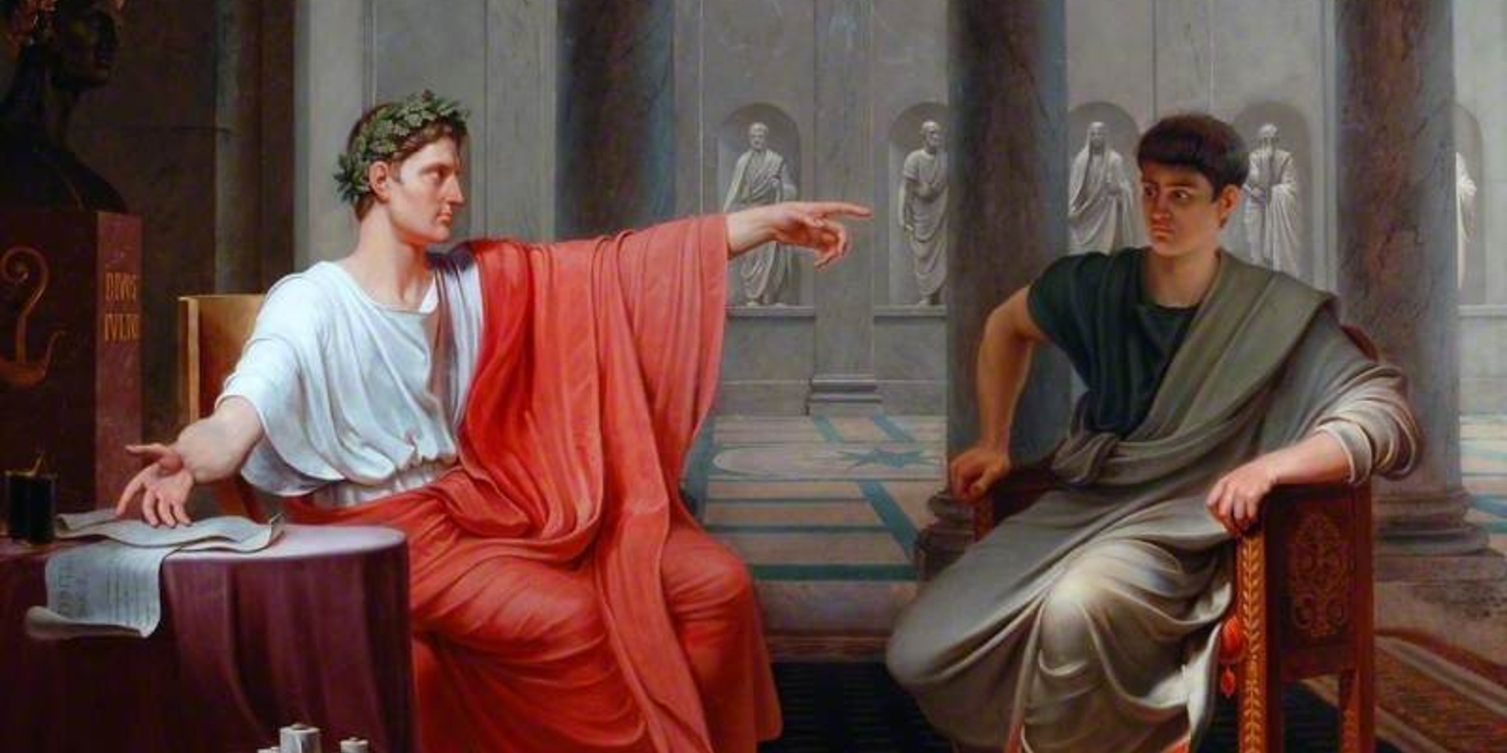 The Emperor Augustus Rebuking Cornelius Cinna for his treachery