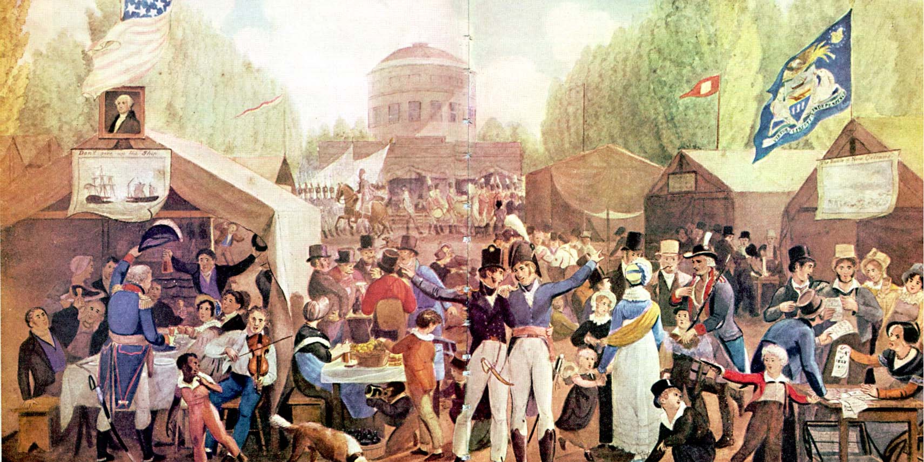 Fourth of July celebration in Philadelphia, 1819.