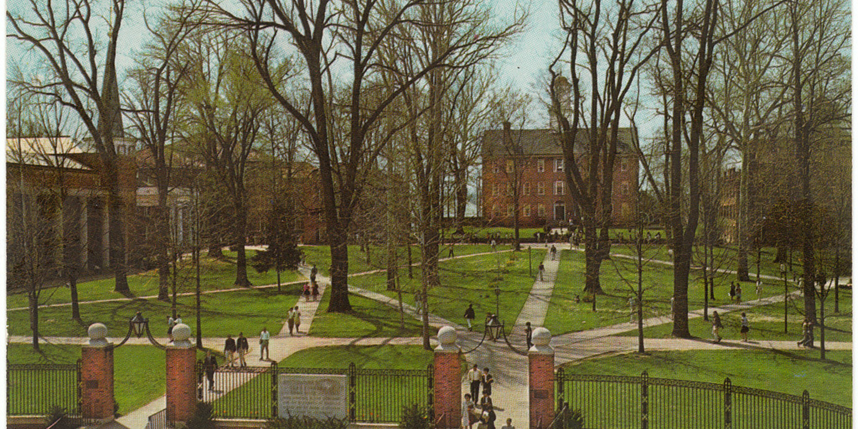 College Green, Ohio University, 1973.