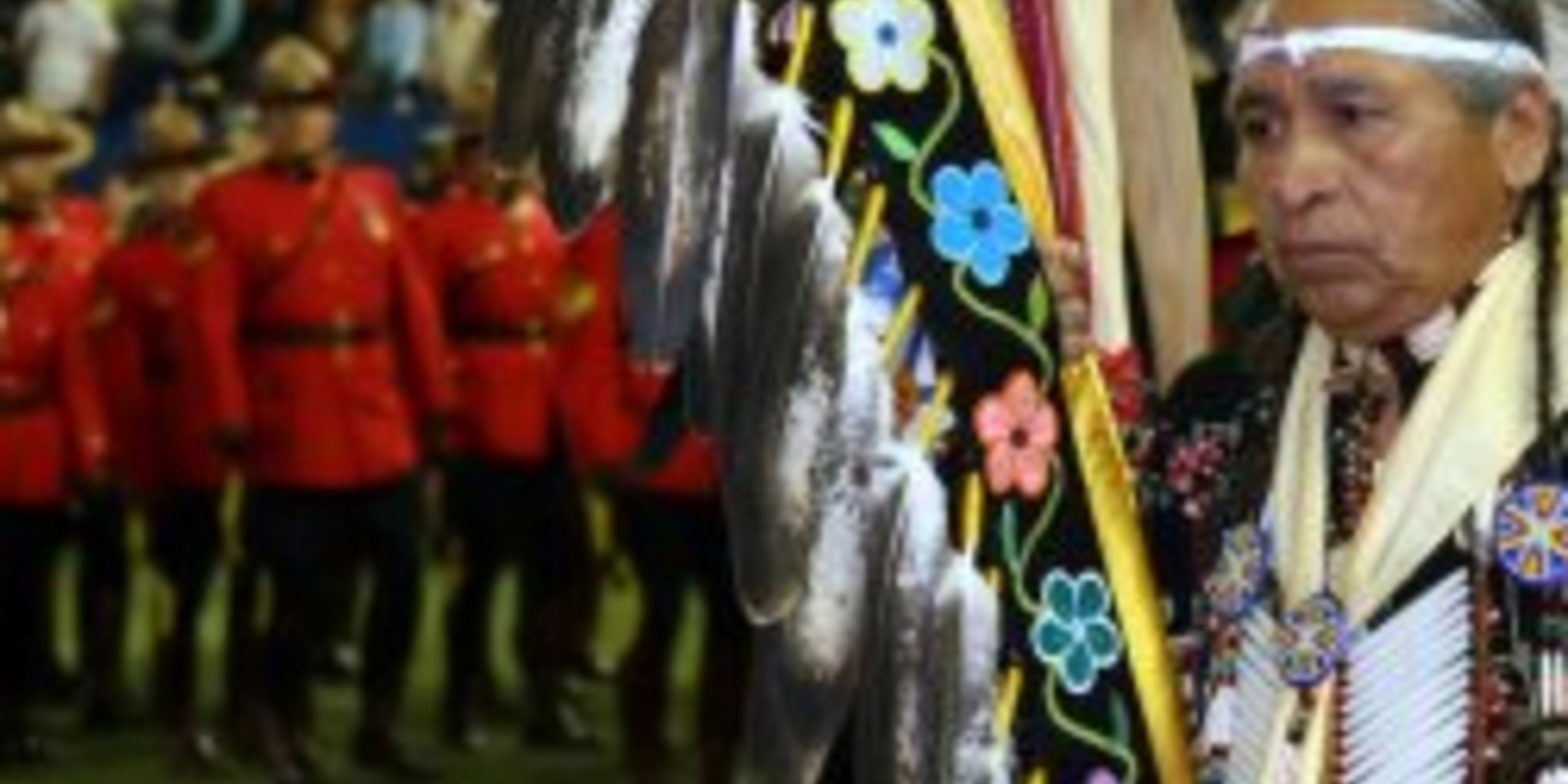 An Aboriginal leader at the 13th Annual Canadian Aboriginal Festival in 2006.