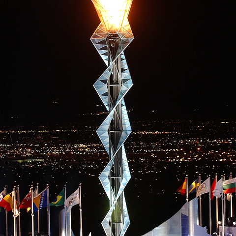 2002 Winter Olympic Flame in Salt Lake City, UT