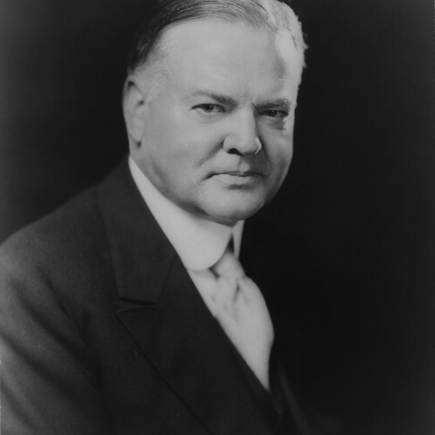President Herbert Hoover, who did not attend the 1932 Olympics