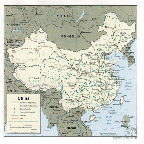 Map of China