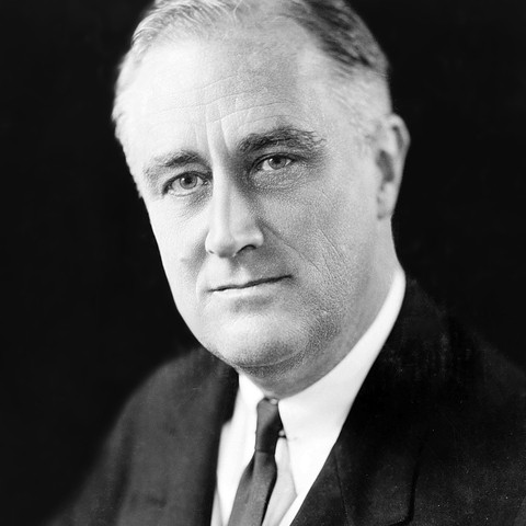 President Franklin Roosevelt in 1933