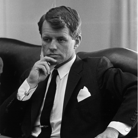 Presidential candidate in 1968, Attorney General Robert F. Kennedy. Assassinated during the campaign.