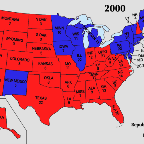 2000 Presidential Election Results