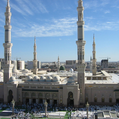 Masjid Nabawi. Medina, Saudi Arabia