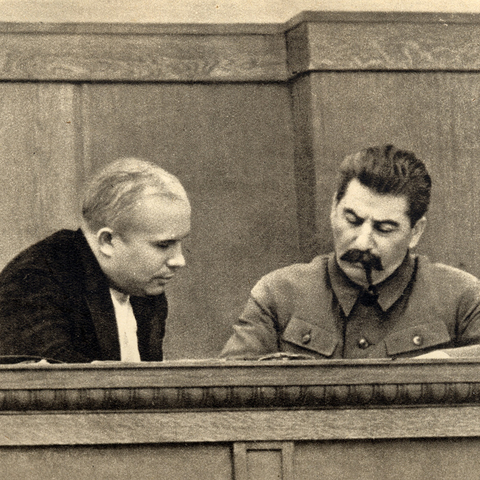 Stalin and Khrushchev