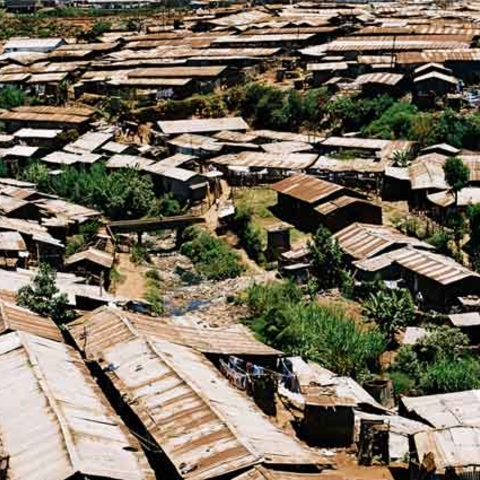 Kibera Slums in Nairobi