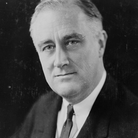 President Franklin Roosevelt in 1933