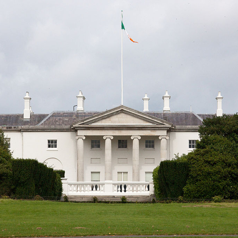 The residence of the President of Ireland.