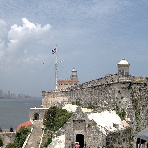 A photograph of the El Morro fortress.