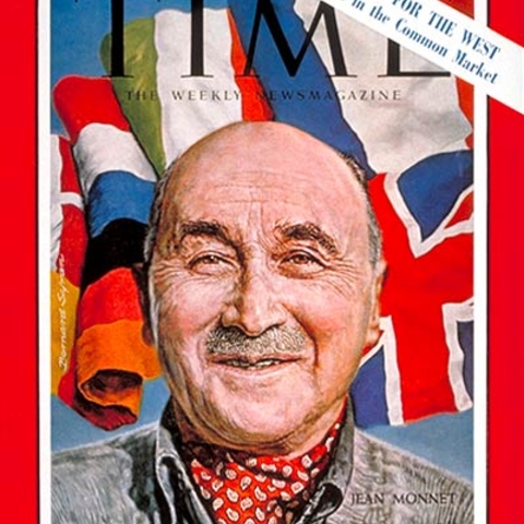 Jean Monnet on the cover of Time.