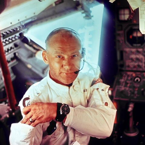 Astronaut Buzz Aldrin.