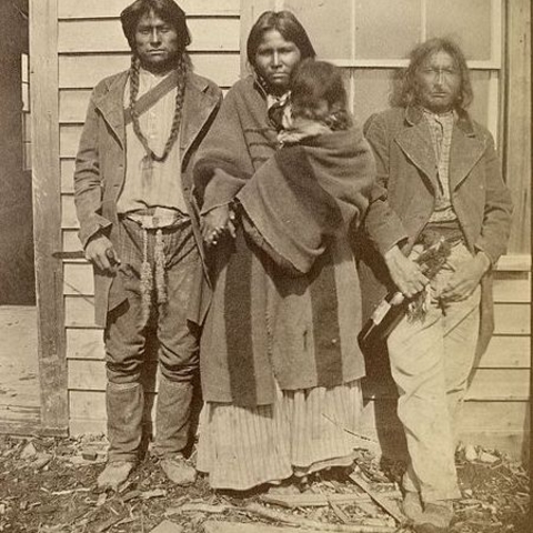 Métis at Fort Dufferin in Manitoba.