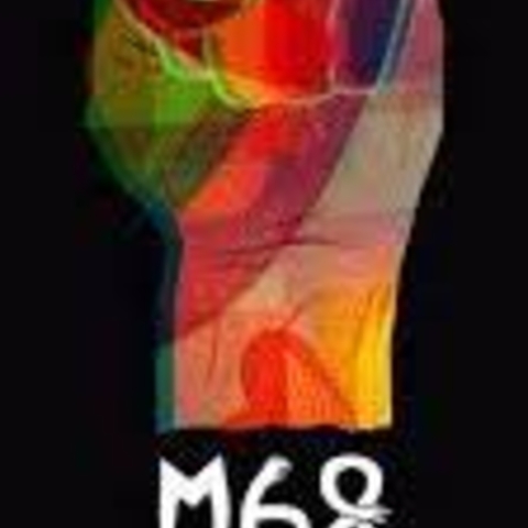 The logo for the 'Colección M68: Ciudadanías en movimiento' initiative.
