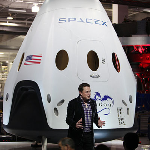 Elon Musk unveiled the Dragon V2.