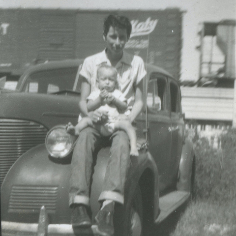 Blue Lunden with her daughter Linda.