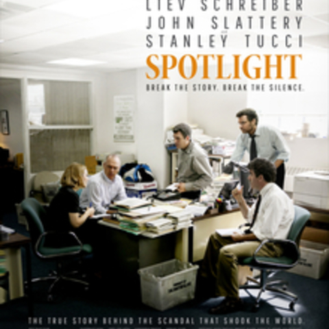 The poster for the 2015 film Spotlight.