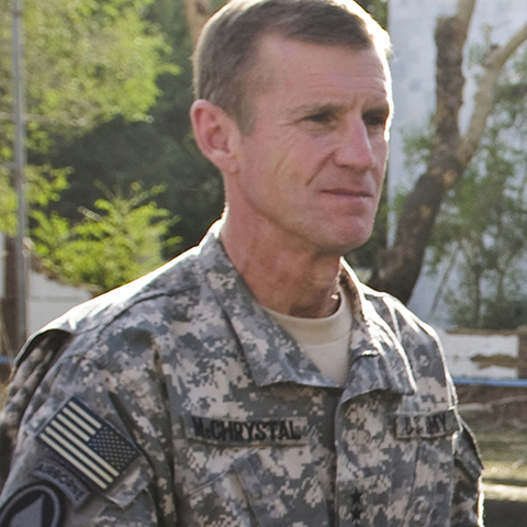 U.S. General Stanley McChrystal  