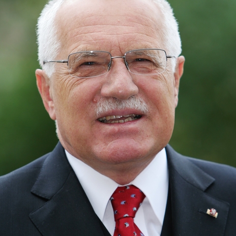 President of Czech Republic, and former Prime Minister, Václav Klaus  