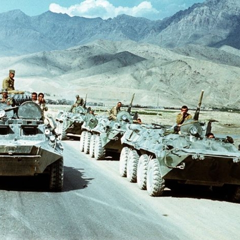 Pullout of Soviet troops from Afghanistan. 1988  