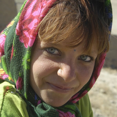 Girl in a Kabul Orphange, January 2002  
