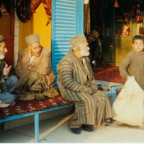 A Bazaar in Mazar-i Sharif, 1996  