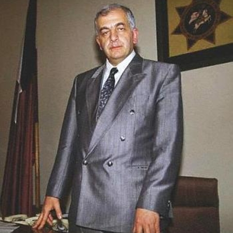 Georgia's first president in the post-Soviet era, Zviad Gamsakhurdia