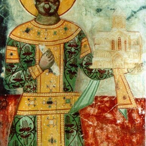 Image of King David the Builder, legendary founder of Georgia