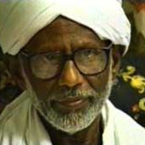 Sudan National Islamic Front Leader Hassan al-Turabi.