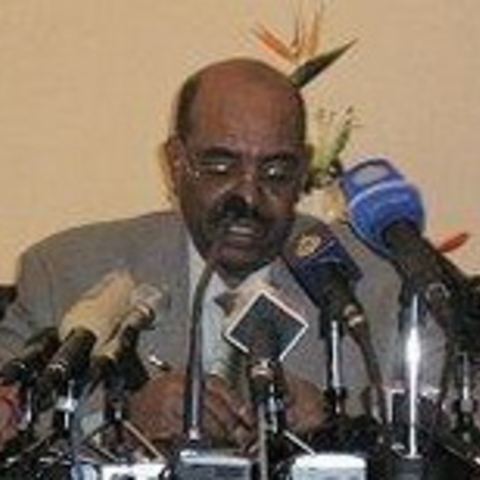 Sudanese President Omar Hassan al-Bashir, speaking in Beijing.