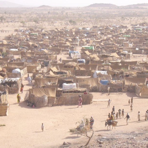 Darfur Refugee Camp in Chad. March 2005.
