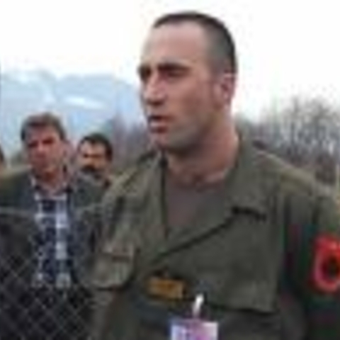 Ramush Haradinaj, former commander of the Kosovo Liberation Army and ex-Prime Minister in 2004.  