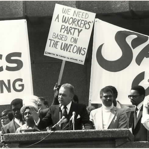 Mayor Coleman Young, the first African-American Mayor of Detroit, 1974-1993  