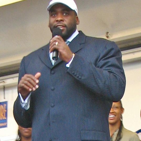 Detroit's last mayor, Kwame Kilpatrick, who was forced to resign following scandals in his office.  