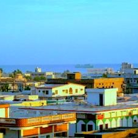 Bosaso City in the Puntland region of Somalia, 2004. Now Somalia's largest city  