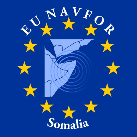 Flag/Logo of the EU operations against the pirates  