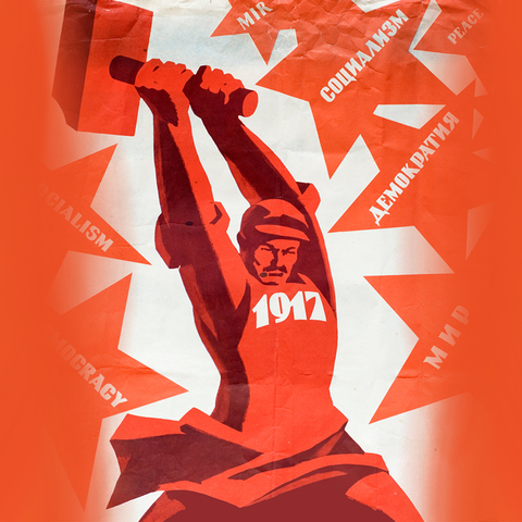 1917 Socialist-Realist worker image