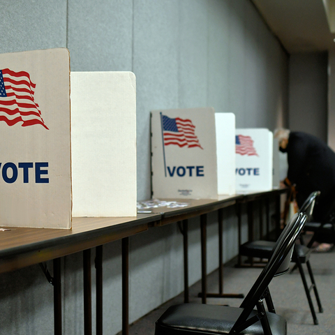 Voting booths