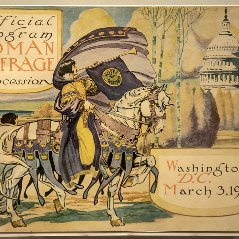 Official Program: Woman Suffrage Procession, Washington DC March 3, 1913