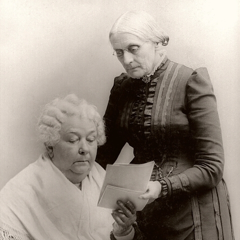Elizabeth Cady Stanton and Susan B. Anthony