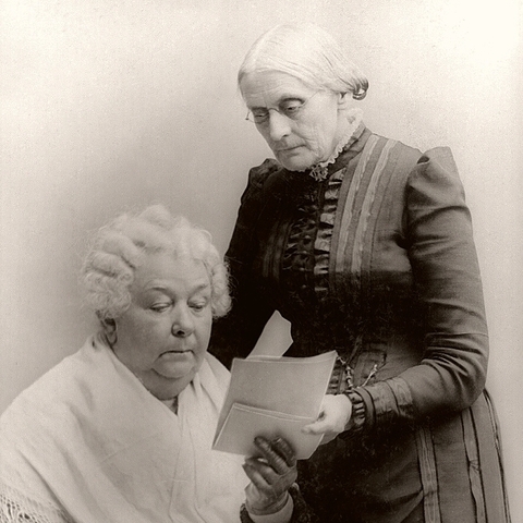 Elizabeth Cady Stanton and Susan B. Anthony