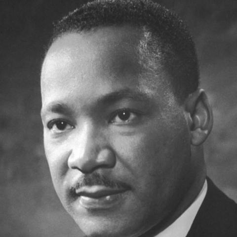 A portrait of Martin Luther King, Jr. 