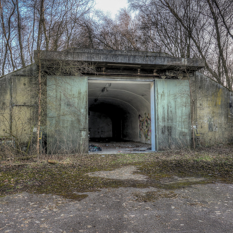 Abandoned nuclear weapons depot in Northern Germany.